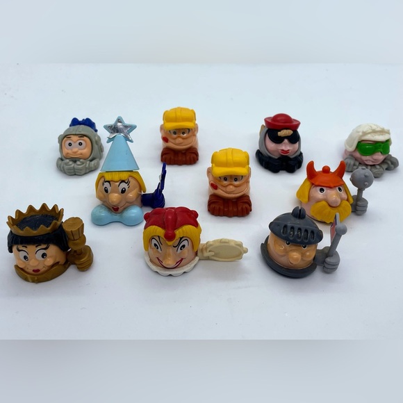 KINDER SURPRISE SET - ROLLING RACERS HEADS EUROPE - FIGURES TOYS COLLECTIBLES - Picture 2 of 8